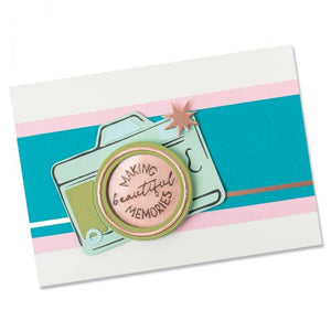 Sizzix Framelits Die Set with Stamps Memory Maker (665657)