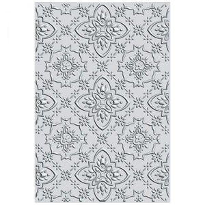 Sizzix 3-D Textured Impressions Embossing Folder Ornamental Motif (665752)