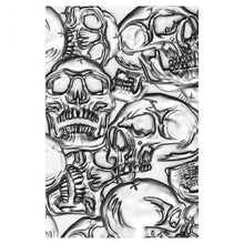 Load image into Gallery viewer, Sizzix 3-D Texture Fades Embossing Folder Skulls by Tim Holtz (665771)