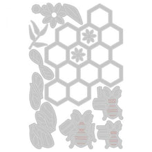 Load image into Gallery viewer, Sizzix Thinlits Die Set Bee Hive (665880)