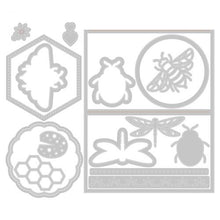 Load image into Gallery viewer, Sizzix Thinlits Die Set Summer Spinner Card (665886)