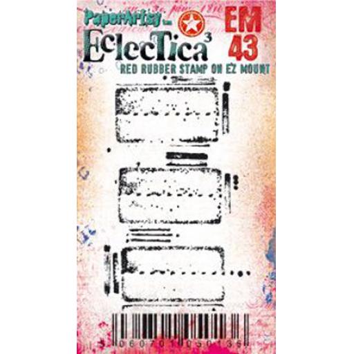 PaperArtsy Eclectica3 Mini Stamp Number 43 designed by Seth Apter (EM43)