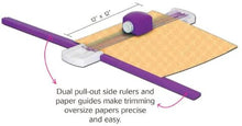 Load image into Gallery viewer, Purple Cows Craft Geek 9 Pattern Trim It Rotary Trimmer (7600)
