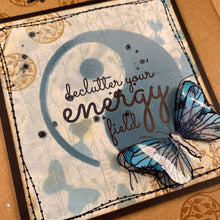 Load image into Gallery viewer, Paper Artsy Stamp Set Declutter Your Energy Field designed by France Papillon (FP023)