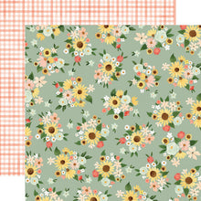 Load image into Gallery viewer, Carta Bella Paper Company Homemade Collection 12x12 Scrapbook Paper Floral Clusters (CBH158002)