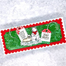 Load image into Gallery viewer, LDRS Elegant Diagonal Stitched Postage Frames Slimline Die (8254)
