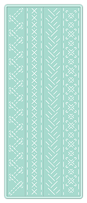 LDRS Elegant Background Stitches Slimline II Die (8261)