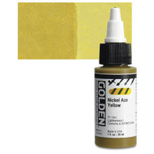 Load image into Gallery viewer, Golden Paints High Flow Acrylics Nickel Azo Yellow (8534-1)