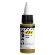 Load image into Gallery viewer, Golden Paints High Flow Acrylics Nickel Azo Yellow (8534-1)