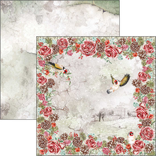 Load image into Gallery viewer, Ciao Bella 12x12 Patterns Pad Frozen Roses (CBT039)