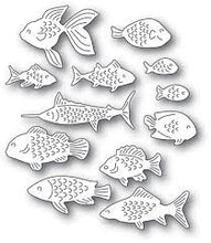 Load image into Gallery viewer, Memory Box Craft Die School of Fish (94570)