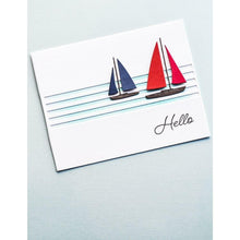 Load image into Gallery viewer, Memory Box Craft Die Marina Sailboats (94575)