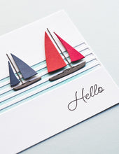 Load image into Gallery viewer, Memory Box Craft Die Marina Sailboats (94575)