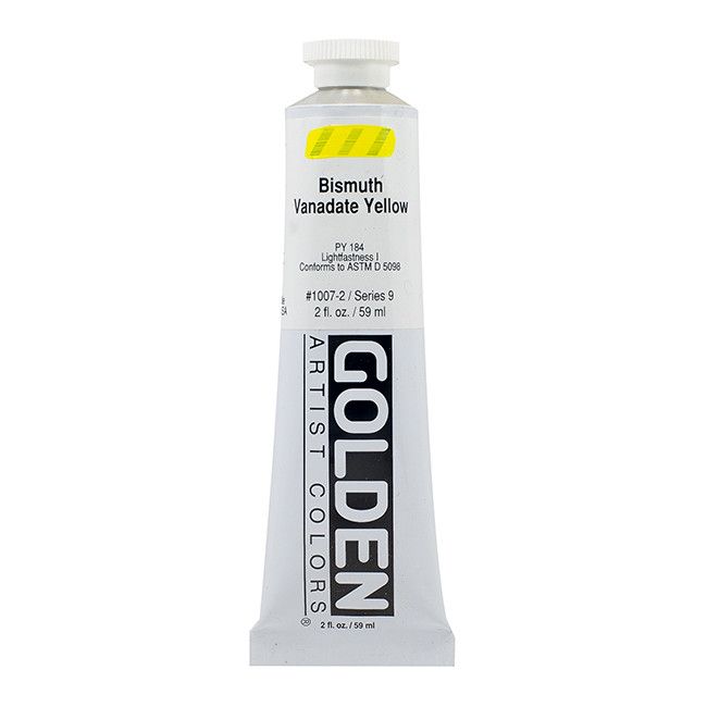 GOLDEN Artist Colors Heavy Body Acrylic Paint Bismuth Vanadate Yellow (1007-2)
