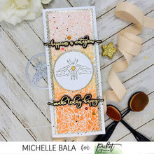 Load image into Gallery viewer, Picket Fence Studios Slim Line Die Cutting System Insert Bee Happy (SDCS-146)