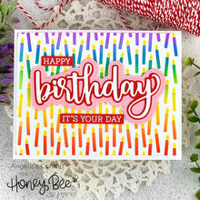 Load image into Gallery viewer, Honey Bee Stamps Die Birthday (HBDS-228)