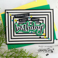 Load image into Gallery viewer, Honey Bee Stamps Die Birthday (HBDS-228)