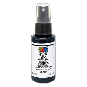 Dina Wakley Media Gloss Spray Black (MDO73659)
