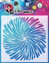 Load image into Gallery viewer, Art by Marlene Out of This World Collection Stencil Galactic Burst (ABM-OOTW-MASK47)