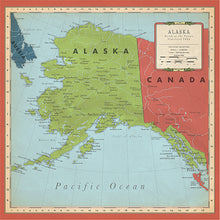Load image into Gallery viewer, Carta Bella Paper Co. Cartography No. 2 Collection - Alaska 12" x 12" Scrapbook Paper (CBC116007)