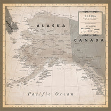 Load image into Gallery viewer, Carta Bella Paper Co. Cartography No. 2 Collection - Alaska 12" x 12" Scrapbook Paper (CBC116007)