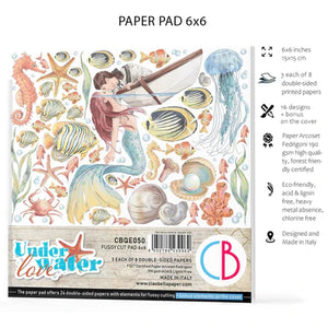 Ciao Bella Underwater Love 6x6 Fussy Cut Pad (CBQE050)