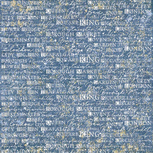 Ciao Bella London's Calling Collection 6x6 Fussy Cut Pad (CBQE059)
