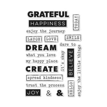 Load image into Gallery viewer, Hero Arts Stamp Art Journal Messages (CM619)