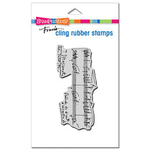 Load image into Gallery viewer, Stampendous Fran's Cling Rubber Stamps Music Notations (CRP350)