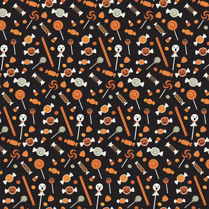 Echo Park Paper Co. Spooky Collection 12x12 Scrapbook Paper Creepy Candy (SPO284010)