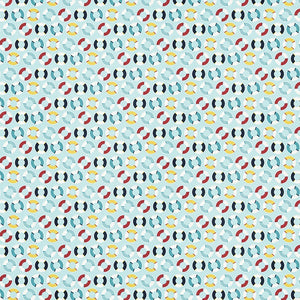 Simple Stories Cruisin' Collection 12x12 Scrapbook Paper Man Overboard (10643)