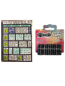 Dylusions by Dyan Reaveley Washi Tape Black (DYA78678)