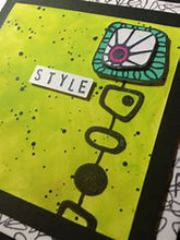 Load image into Gallery viewer, PaperArtsy Stamp Set Retro designed by Tracy Scott Stamp (TS019)