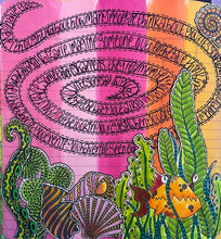 Load image into Gallery viewer, Dylusions Stencil Large Down the Rabbit Hole (DYS79781)