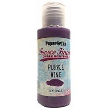 Load image into Gallery viewer, PaperArtsy Fresco Finish Chalk Acrylics Purple Wine Semi-Opaque (FF202)