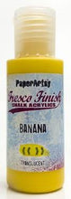 Load image into Gallery viewer, PaperArtsy Fresco Finish Chalk Acrylics Banana Translucent (FF91)