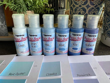 Load image into Gallery viewer, PaperArtsy Fresco Finish Chalk Acrylics Blueberry Translucent (FF106)