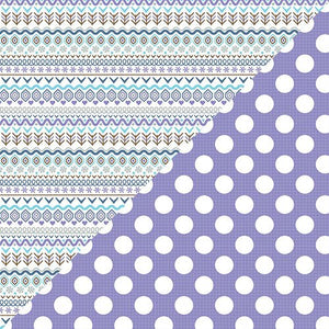 Authentique Frosted Collection 12x12 Scrapbook Paper Frosted Four (FRS004)