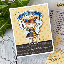 Load image into Gallery viewer, Honey Bee Stamps Stamp & Die Set Bee Young Banner Day (HBST-353)