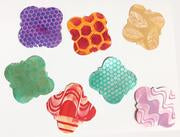 Load image into Gallery viewer, Gelli Arts Printing - Mini Printing Plantes - Diamond, Octagon & Quatrefoil - (602573739655)