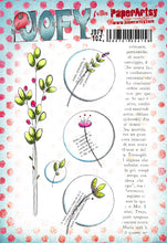 Load image into Gallery viewer, PaperArtsy Rubber Stamp Set Budding Text designed by Jo Firth-Young (JOFY102)