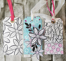 Load image into Gallery viewer, PaperArtsy Rubber Stamp Set Flowers & Dots designed by Jo Firth-Young (JOFY101)