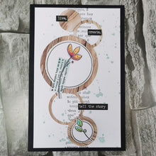 Load image into Gallery viewer, PaperArtsy Rubber Stamp Set Budding Text designed by Jo Firth-Young (JOFY102)