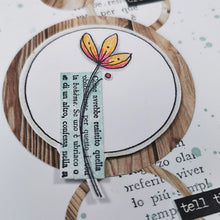 Load image into Gallery viewer, PaperArtsy Rubber Stamp Set Budding Text designed by Jo Firth-Young (JOFY102)