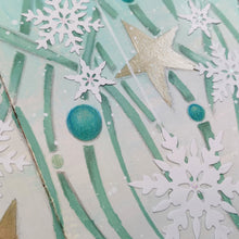 Load image into Gallery viewer, PaperArtsy Stencil Stars & Garland designed by Jo Firth-Young (PS276)