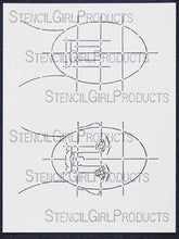 Load image into Gallery viewer, StencilGirl Products- Face Map Front Stencil (L075)