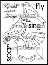 Load image into Gallery viewer, StencilGirl Products - Gwen Lafleur Boho Birds Stencil - L628