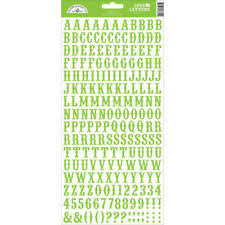 Doodlebug Designs Inc. Love Letters Cardstock Stickers Limeade (3642)