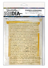 Load image into Gallery viewer, Dina Wakley Media Typed Ledgers Set 1 (MDA79033)