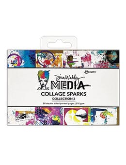 Dina Wakley MEdia Collage Sparks Collection 3 (MDA82248)